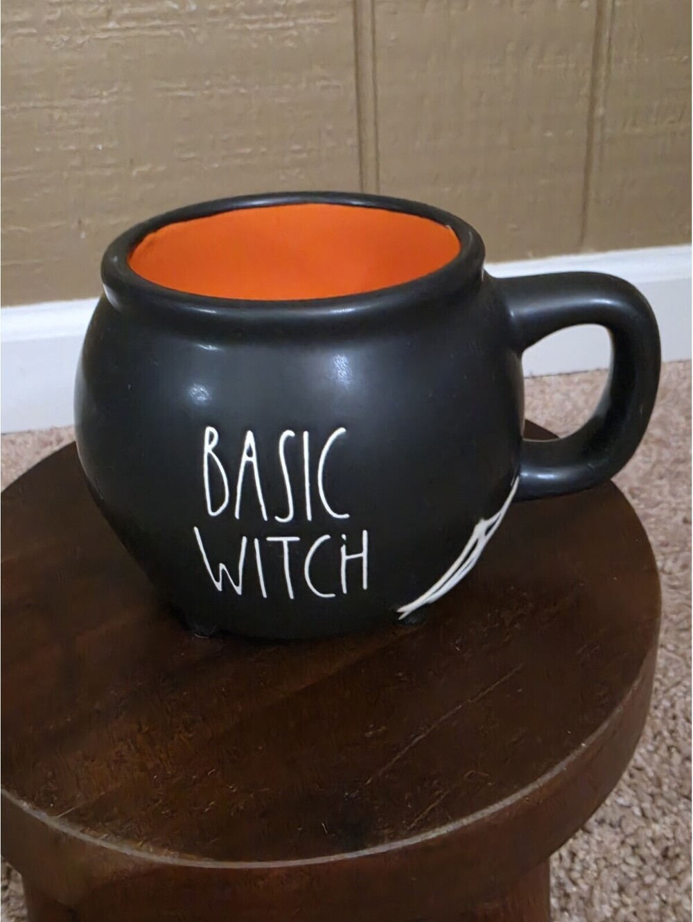 Black Outside Orange Inside Basic Witch Rae Dunn Mug